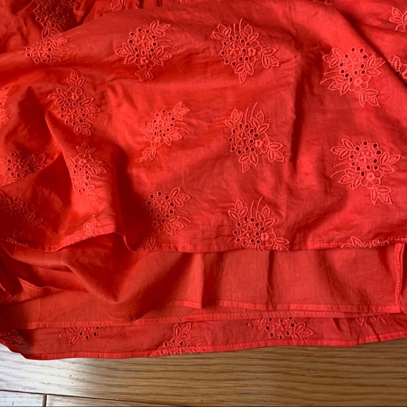 NWT$88 J. Crew floral eyelet square neck top S - Picture 7 of 7